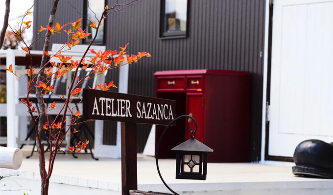 船橋アトリエ店の入口